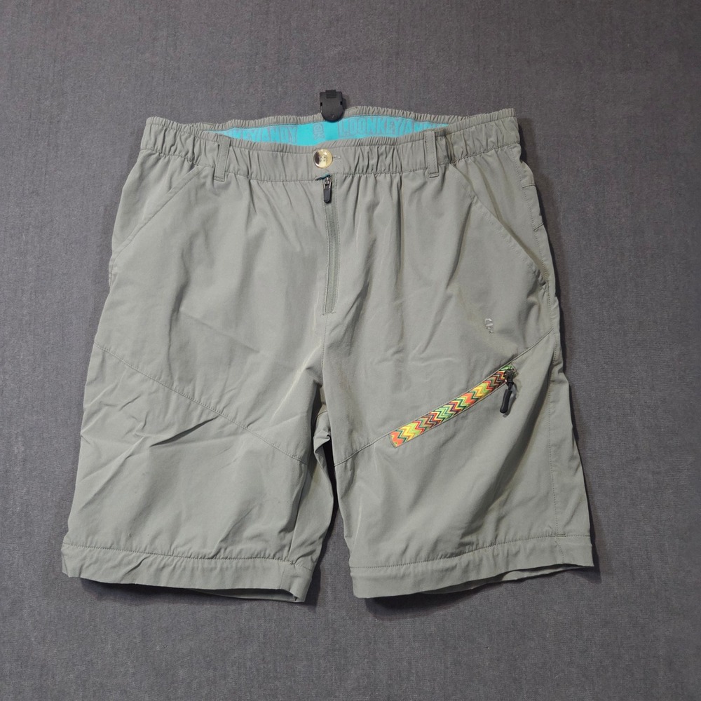 Little Donkey Andy Hiking Shorts Mens Large Gray Outdoor Stretch Utility